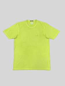 Cp Company Resist Dyed Stitched Patch Logo T-Shirt Golden Palm