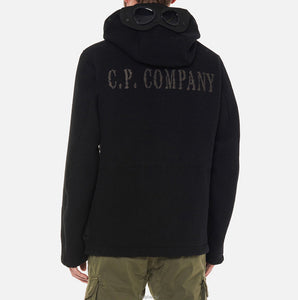 Cp Company Watchviewer Goggle Jacket In Black