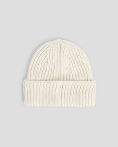 Junior Cp Company Merino Wool Goggle Beanie In White