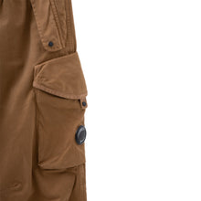 Load image into Gallery viewer, Cp Company Sateen Stretch Cargo Pants In Coffee Brown
