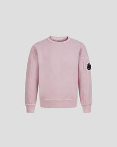 Cp Company Junior Lens Sweatshirt In Rose Pink 042