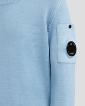 Load image into Gallery viewer, Cp Company Junior Merino Wool Knit In Blue 055
