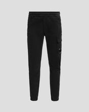 Load image into Gallery viewer, Cp Company Junior Satin Stretch Button Pocket Cargo Pants In Black 026
