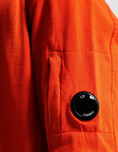 Load image into Gallery viewer, Cp Company Junior Light Fleece Lens Sweatshirt In Harvest Pumpkin
