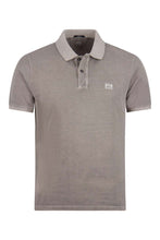 Load image into Gallery viewer, Cp Company Resist Dyed Polo Shirt In Metal Grey

