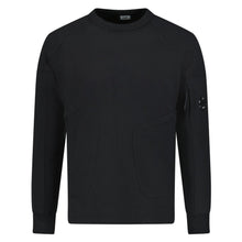 Load image into Gallery viewer, Cp Company Double Pocket Lens Sweatshirt In Black

