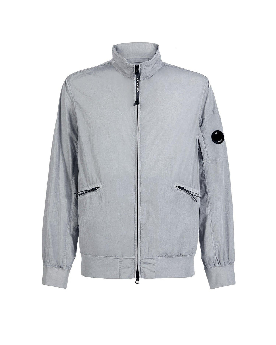 Cp Company Chrome-R Lens Bomber Jacket In Griffin Grey