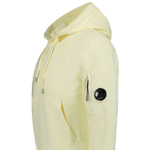 Cp Company Resist Dyed Lens Overhead Hoodie In Yellow