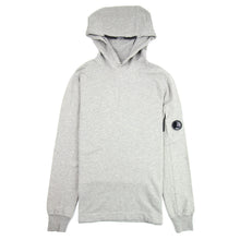 Load image into Gallery viewer, Cp Company Lens Light Fleece Lens Overhead Hoodie Grey
