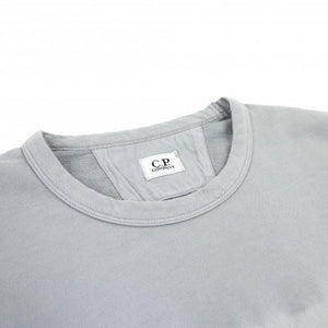 Cp Company Tie Dye Light Fleece Sweatshirt In Grey