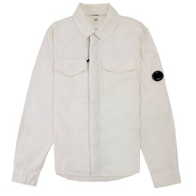 Load image into Gallery viewer, Cp Company Gabardine Long Sleeve Lens Shirt In White

