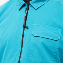 Load image into Gallery viewer, Cp Company Gabardine Full Zip Lens Shirt In Tile Blue
