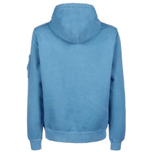 Load image into Gallery viewer, Cp Company Garment Dyed Overhead Lens Hoodie In Infinity Blue
