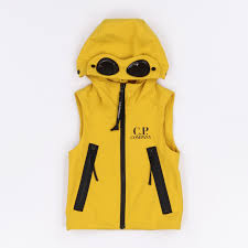 CP Company Junior Shell - R Goggle Gilet in Yellow