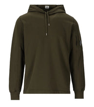 Load image into Gallery viewer, Cp Company Lens Light Fleece Lens Overhead Hoodie Ivy Green
