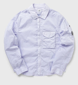 Cp Company Chrome-R Overshirt In Cosmic Sky