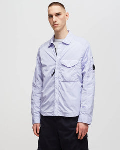 Cp Company Chrome-R Overshirt In Cosmic Sky