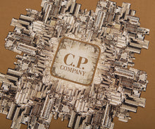 Load image into Gallery viewer, Cp Company Metropolis Box Logo Overhead Hoodie In Cumin
