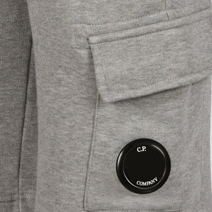 Cp Company Junior Lens Shorts In Grey