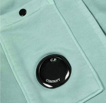 Load image into Gallery viewer, Cp Company Brushed Emerized Resist Dyed Lens Shorts in Mineral Blue
