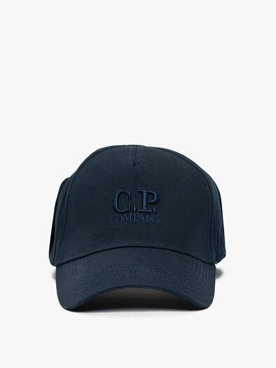 Cp Company Junior Goggle Cap In Navy