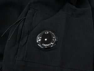 Cp Company Lens Full Zip Hoodie In Black