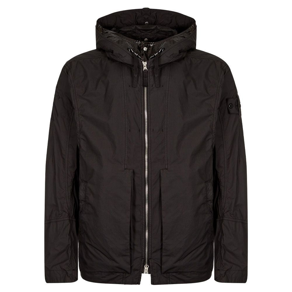Stone Island Shadow Project Hd Pelleovo Cotton Tc Jacket Black