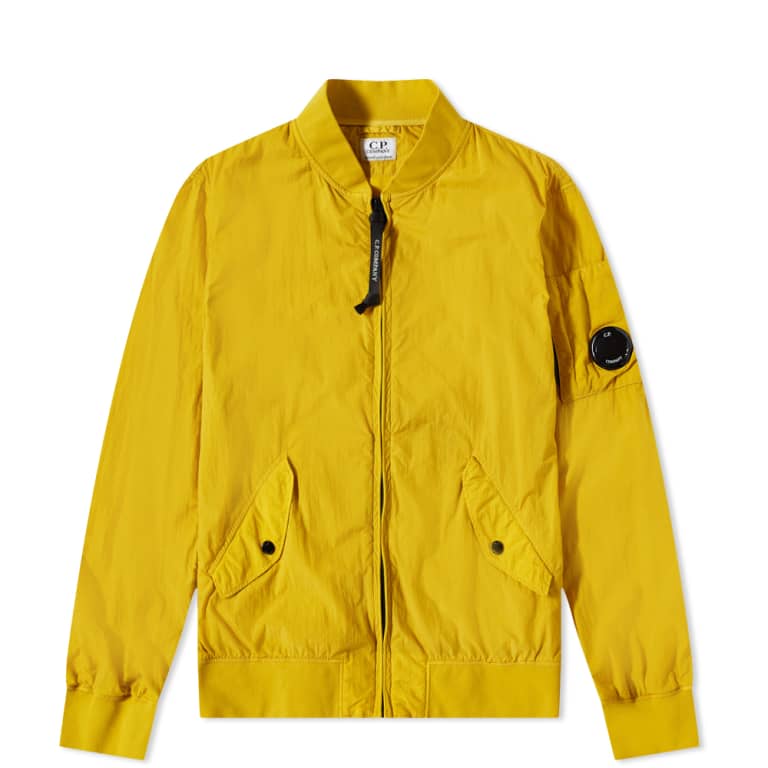 CP Company Junior CR - L Lens Bomber Jacket Yellow / Nugget Gold