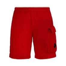Load image into Gallery viewer, CP Company Chrome-R Multipocket Swimshorts In Red
