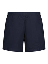 Load image into Gallery viewer, CP Company Flatt Nylon Stitch Logo Swim Shorts in Navy
