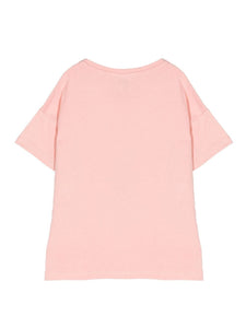 Kenzo Junior Girls Paris Logo T-Shirt in Pink