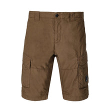 Load image into Gallery viewer, CP Company Ottoman Lens Cargo Shorts in Light Brown
