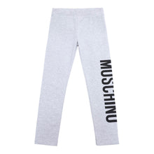 Load image into Gallery viewer, Moschino Girls Logo Leggings in Grey

