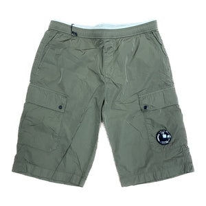 CP Company Junior Chrome - R Bermuda Lens Shorts in Khaki
