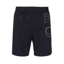 Load image into Gallery viewer, CP Company Eco-Chrome R Logo Swim Shorts in Navy
