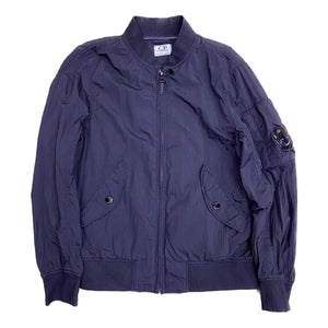 CP Company Junior CR - L Lens Bomber Jacket in Navy