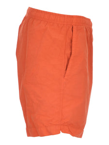 CP Company Flatt Nylon Lens Swim Shorts in Pumpkin Orange