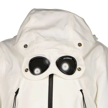Load image into Gallery viewer, CP Company Junior Shell - R Goggle Jacket in White
