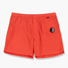 Load image into Gallery viewer, CP Company Flatt Nylon Lens Swim Shorts in Red
