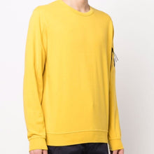 Load image into Gallery viewer, CP Company Light Fleece Lens Sweatshirt in Golden Nugget
