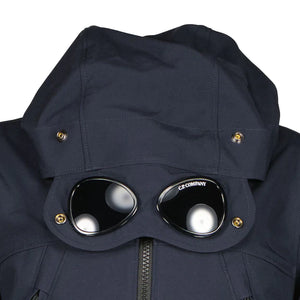 CP Company Junior Shell - R Goggle Jacket in Navy