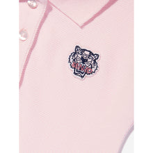 Load image into Gallery viewer, Kenzo Junior Girls Tiger Badge Polo Dress in Pink
