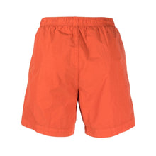 Load image into Gallery viewer, CP Company Flatt Nylon Stitch Logo Swim Shorts in Pumpkin Orange
