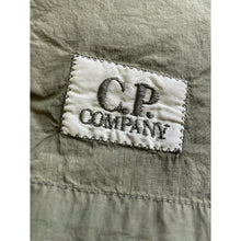 Load image into Gallery viewer, CP Company Flatt Nylon Stitch Logo Utility Swim Shorts in Ivy Green
