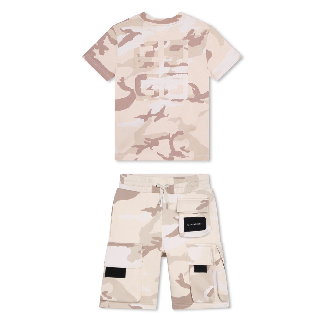 Givenchy Junior T-Shirt & Shorts Set in Camo