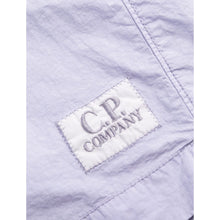 Load image into Gallery viewer, CP Company Flatt Nylon Stitch Logo Swim Shorts in Cosmic Sky
