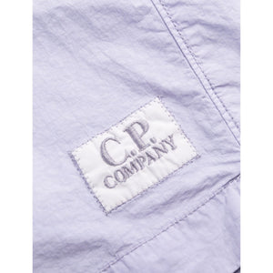 CP Company Flatt Nylon Stitch Logo Swim Shorts in Cosmic Sky