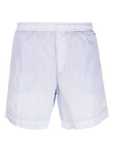 Load image into Gallery viewer, CP Company Eco-Chrome R Stitch Logo Swim Shorts in Cosmic Sky
