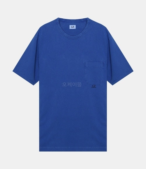 CP Company Old Dyed Pocket Tshirt In Blue