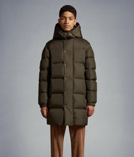 Load image into Gallery viewer, Moncler Alagon Long Down Jacket In Khaki
